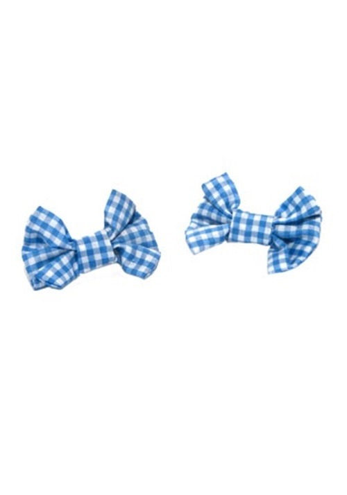 Gingham Hair Bows - US 1885