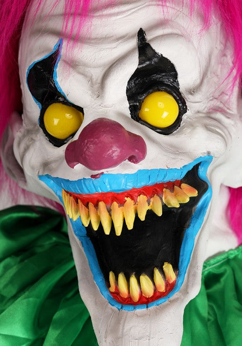 7.5FT Double Trouble Demon Clown Animated Halloween Decoration - US 9803