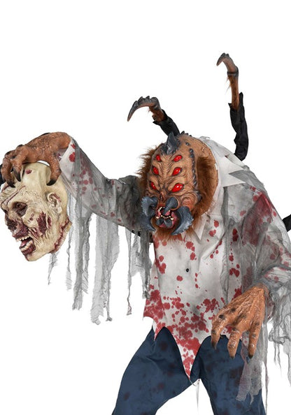 7FT Dr. Fangor Spider Guy Animatronic Decoration - US 9187