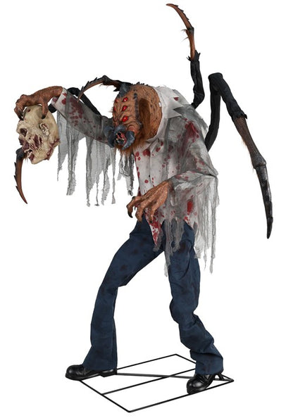 7FT Dr. Fangor Spider Guy Animatronic Decoration - US 9187