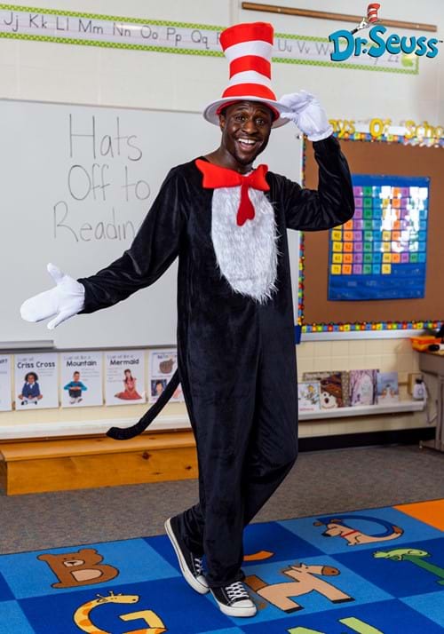Dr. Seuss Cat in the Hat Costume for Adults - US 5040