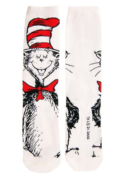 Adult Dr. Seuss Characters Crew Sock 3 Pair Set - US 8706