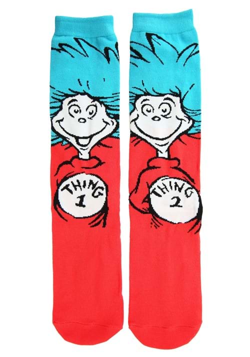 Adult Dr. Seuss Characters Crew Sock 3 Pair Set - US 8706