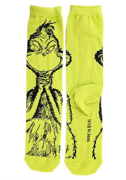 Adult Dr. Seuss Characters Crew Sock 3 Pair Set - US 8706
