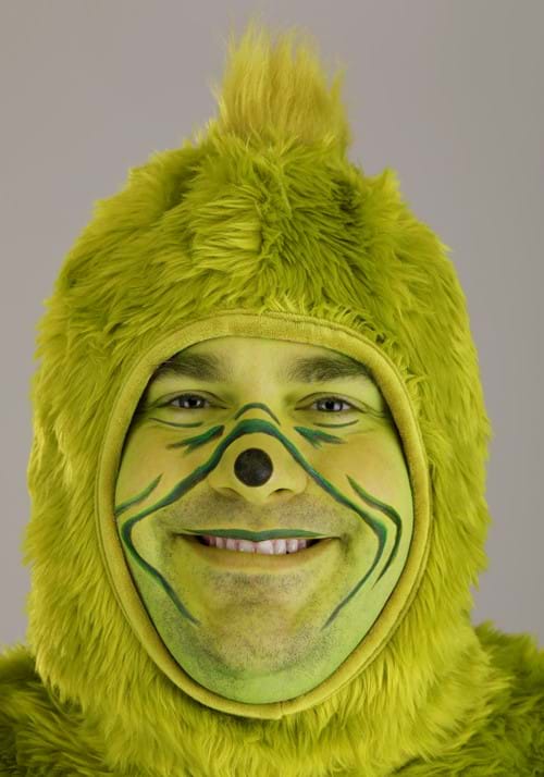 Dr. Seuss The Grinch Plus Size Open Face Costume - US 4300