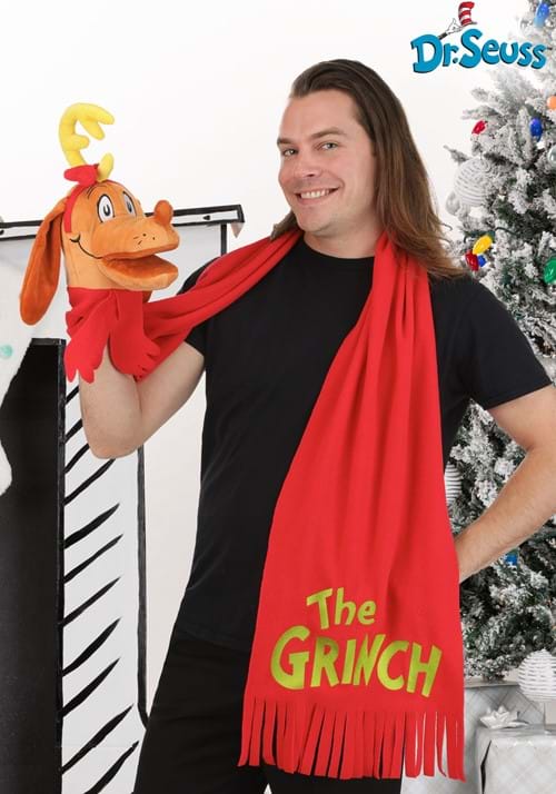 Dr. Seuss Max the Dog Red Costume Scarf - US 4358