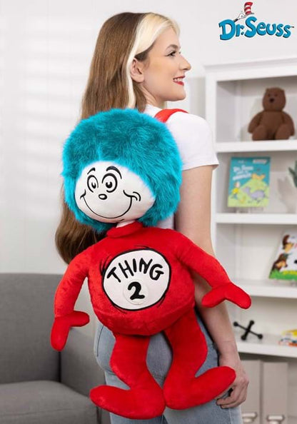 Plush Dr. Seuss Thing 1 & 2 Backpack - US 6870