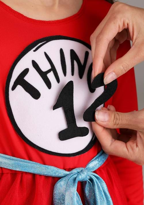 Dr. Seuss Thing 1 & 2 Girls Costume for Toddlers - US 3650