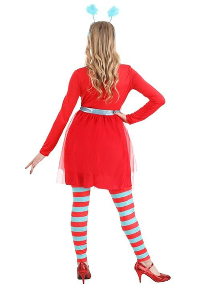 Women's Dr. Seuss Thing 1 & 2 Costume Dress - US 8790
