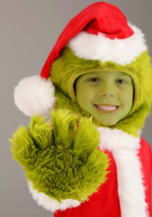Dr. Seuss Grinch Santa Open Face Costume for Toddlers - US 4076
