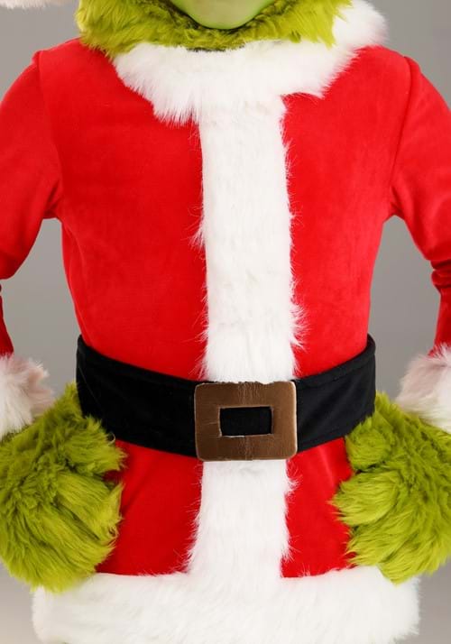 Dr. Seuss Grinch Santa Open Face Costume for Toddlers - US 4076