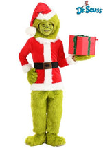 Dr. Seuss Grinch Santa Open Face Costume for Toddlers - US 4076