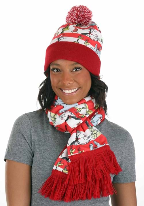 Dr. Seuss Winter Hat and Scarf Set - US 5687