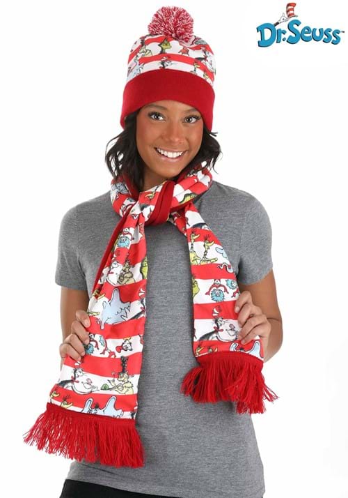 Dr. Seuss Winter Hat and Scarf Set - US 5687