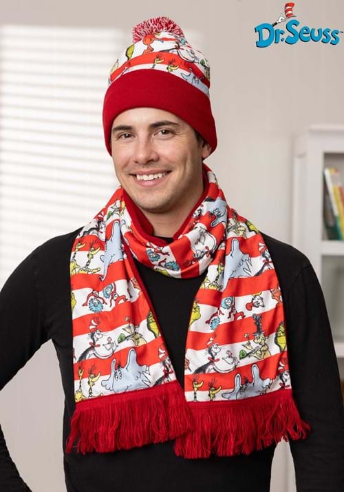 Dr. Seuss Winter Hat and Scarf Set - US 5687