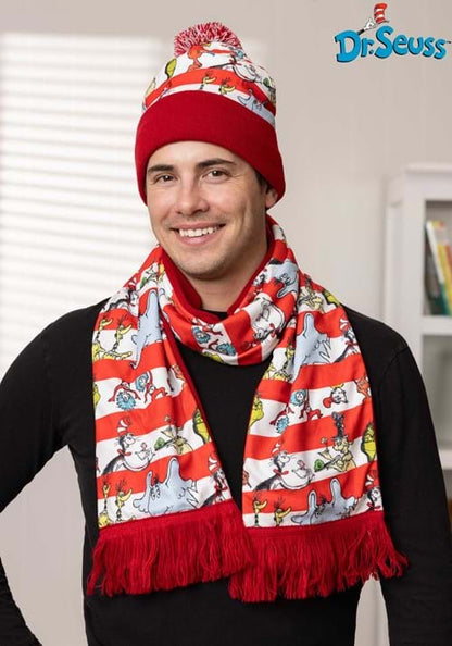 Dr. Seuss Winter Hat and Scarf Set - US 5687