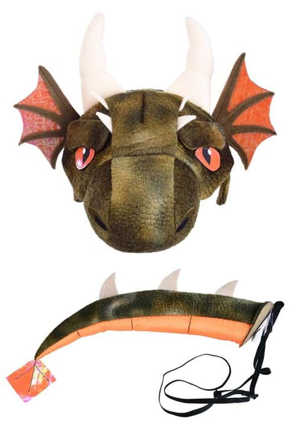 Dragon Soft Headband & Tail Costume Accessory Kit - US 9488
