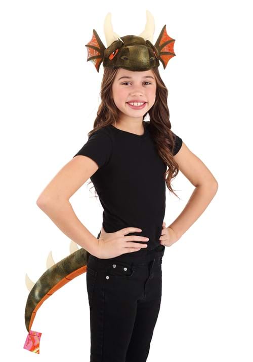Dragon Soft Headband & Tail Costume Accessory Kit - US 9488