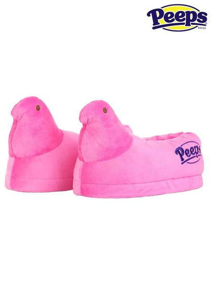 Easter Pink Peeps Adult Slippers - US 5303