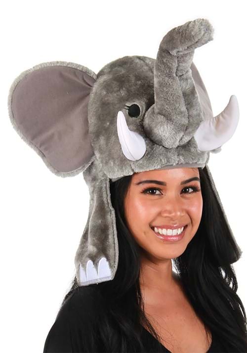 Elephant Sprazy Toy Plush Costume Hat - US 6618
