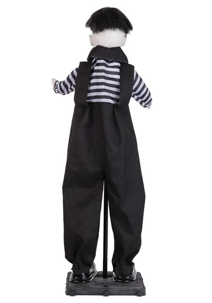 3.25FT Emile the Button-Eye Boy Animatronic Decoration - Scream Saver - US 6887