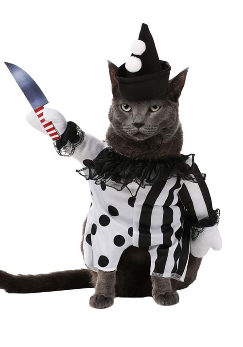 Evil Clown Pet Dog Costume - US 9358