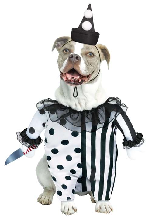 Evil Clown Pet Dog Costume - US 9358