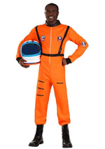 Orange Astronaut Adult Costume - US 9534