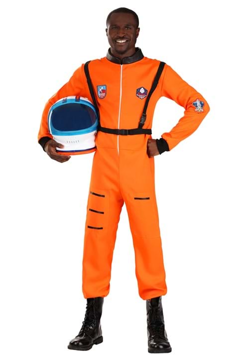 Orange Astronaut Adult Costume - US 9534