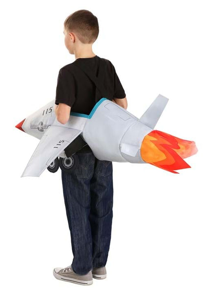 Ride-in Fighter Jet Costume for Kids - US 9996
