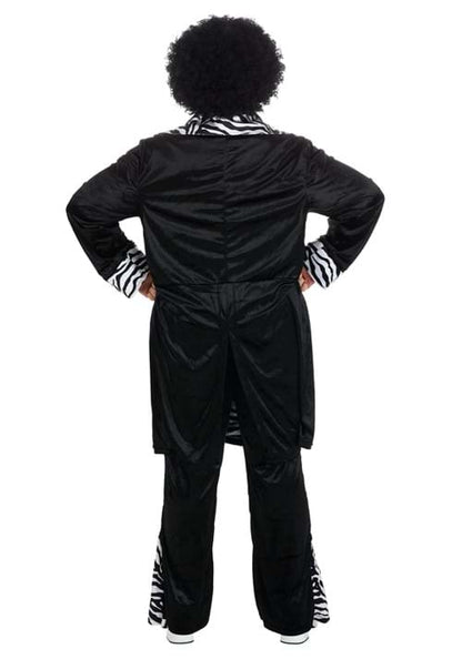 Men's Plus Size Deluxe Mac Daddy Pimp Costume - US 5607