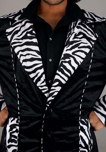 Men's Plus Size Deluxe Mac Daddy Pimp Costume - US 5607