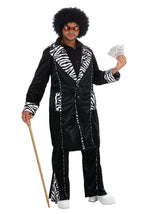 Men's Plus Size Deluxe Mac Daddy Pimp Costume - US 5607