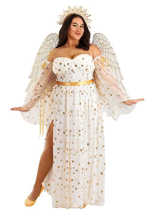 Women's Plus Size Premium Angel Costume - US 6467