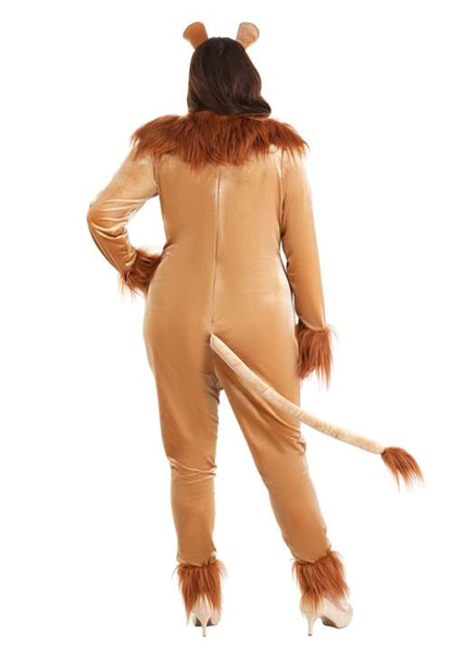 Women's Plus Size Fierce Lion Costume - US 2988
