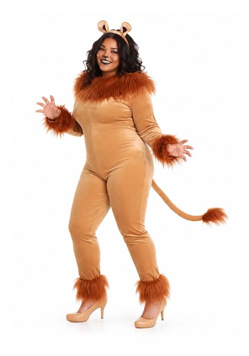 Women's Plus Size Fierce Lion Costume - US 2988