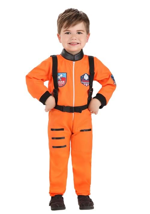 Orange Toddler Astronaut Suit Costume - US 5289
