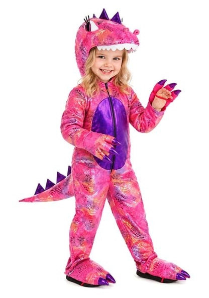 Toddler Sparkling Scales Dinosaur Costume - US 2594