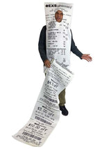 Adult EXS-ively Long Pharmacy Receipt Costume - US 5526