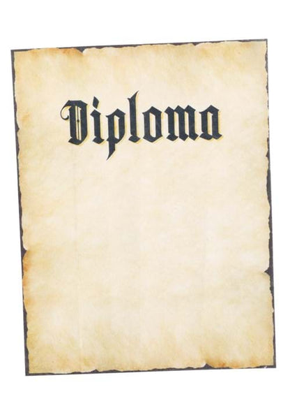 Fake Diploma Prop Accessory - US 9036