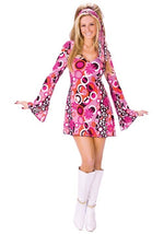 Feelin Groovy Disco Costume Dress for Women - US 0099