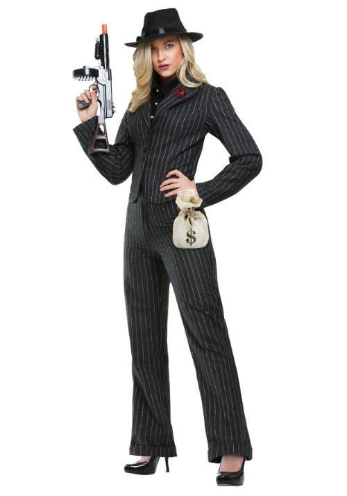 Women's Gangster Costume - US 0566