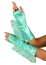 Mermaid Costume Fingerless Gloves - US 4330
