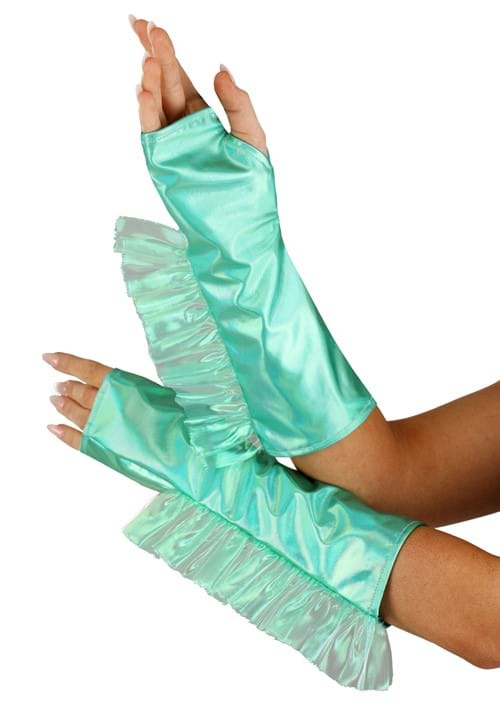 Mermaid Costume Fingerless Gloves - US 4330