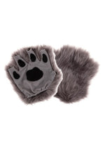 Fingerless Gray Paw Costume Gloves - US 1472