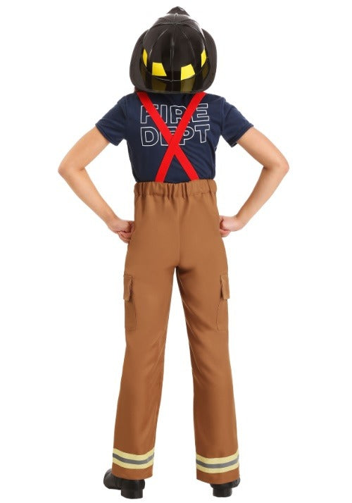 Girl's Fire Captain Costume - US 1248