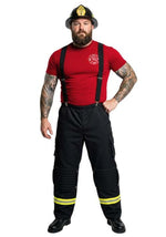 Fire Captain Plus Size Costume for Men - US 3961