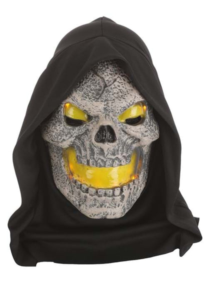 Fire Fiend Flaming Skull Mask - US 9079
