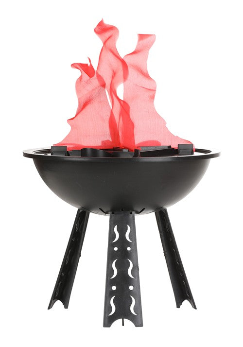 10-Inch Faux Fire Cauldron Prop Decoration - US 2165