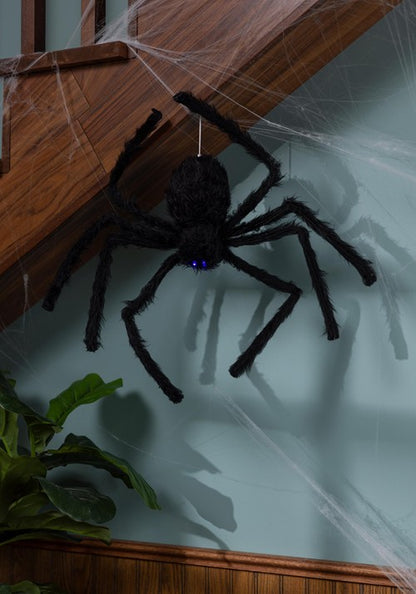Floating Dropping Black Spider Halloween Decoration - US 3208